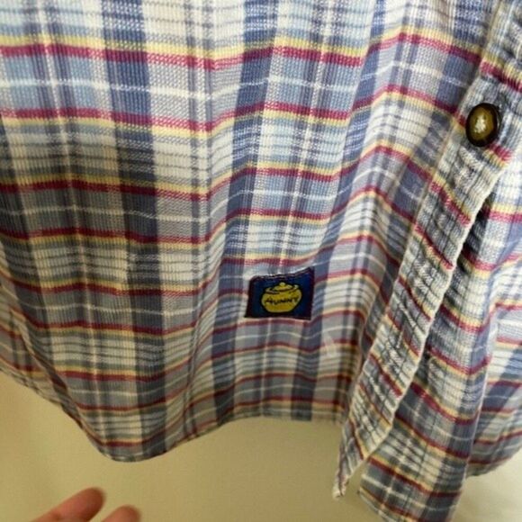 Vintage Disney Winnie the Pooh, flannel plaid button down shirt med - Picture 6 of 11